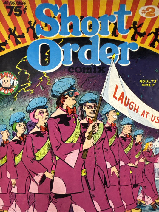Short Order Comix #2 (Family Fun 1974) VG Art Spiegelman 1st Print UNDERGROUND