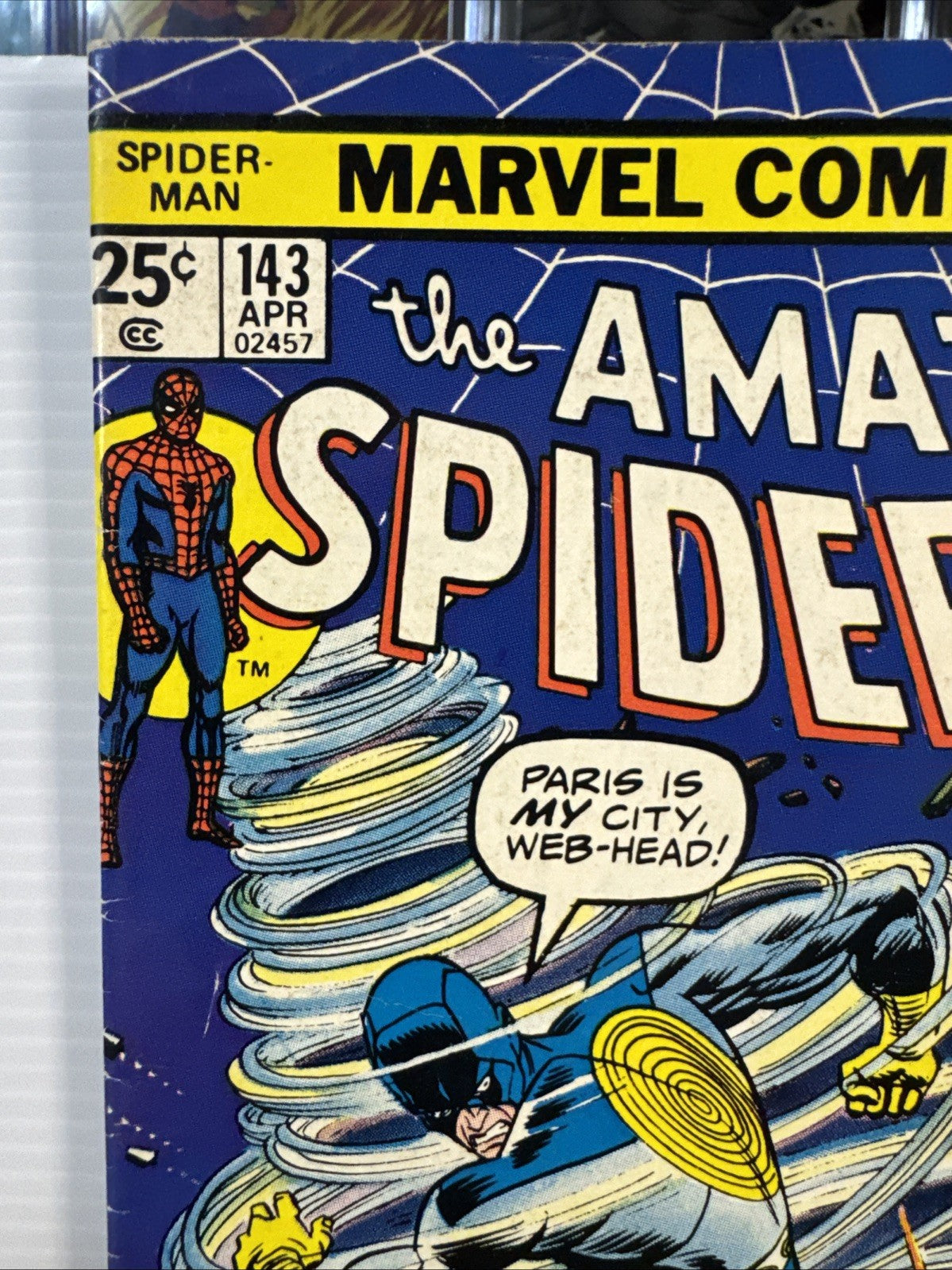 The Amazing Spider-Man #143 (Marvel Comics1975) BRONZE KEY 1st App Cyclone