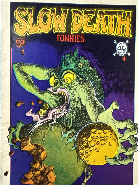 SLOW DEATH FUNNIES #1 CRUMB AND OTHERS 2nd PRINTING 1970 UNDERGROUND BRONZE