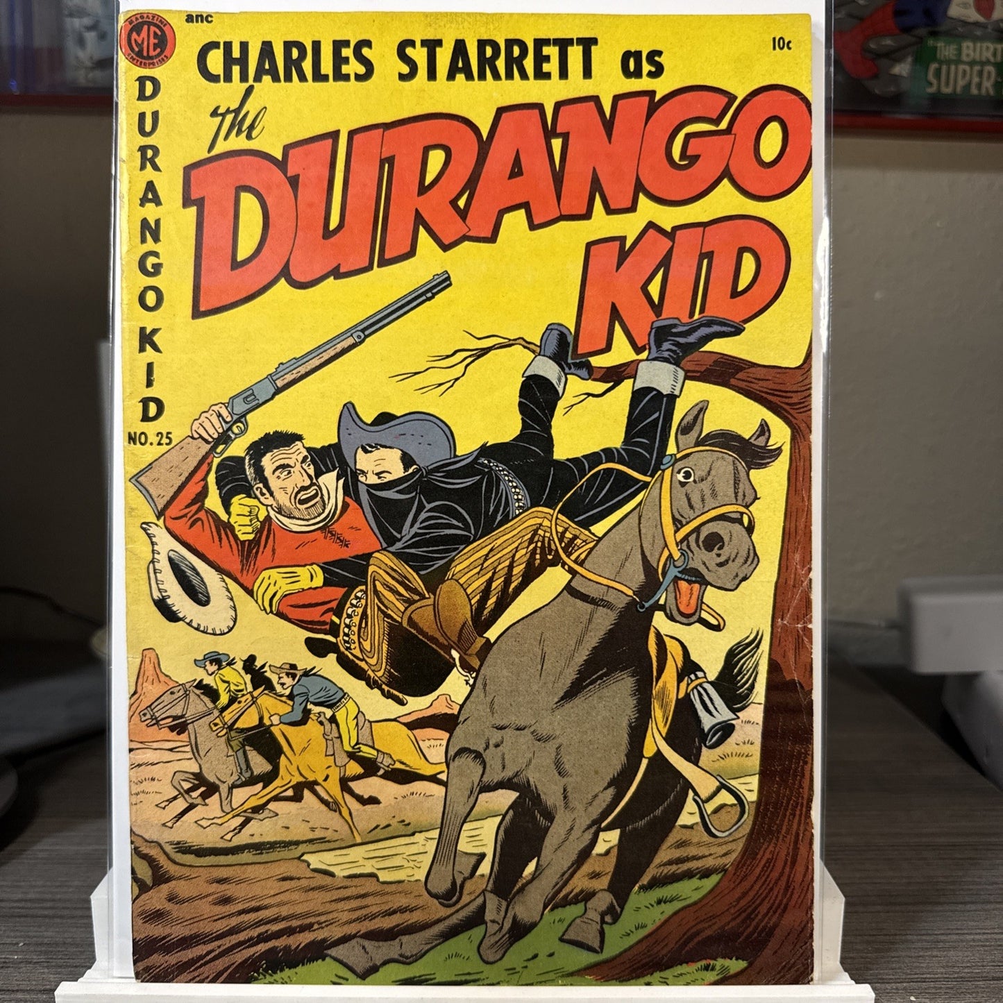 Charles Starrett As the Durango Kid #25 (Magazine Ent Sept-Oct Gorgeous GOLDEN
