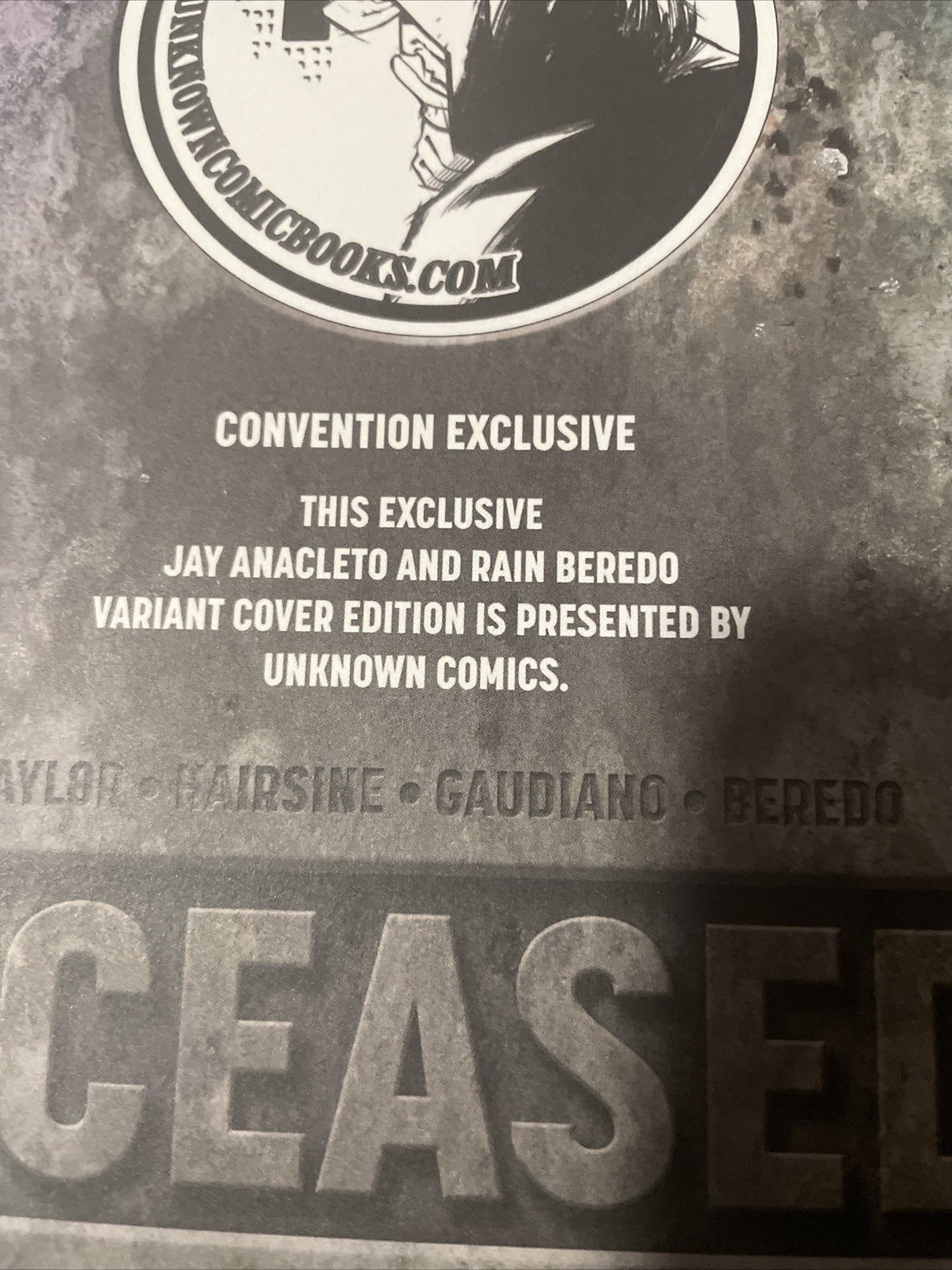 DCEASED #2 JAY ANACLETO Conv Exclusive Virgin Variant ADAM HUGHES Homage Perfect