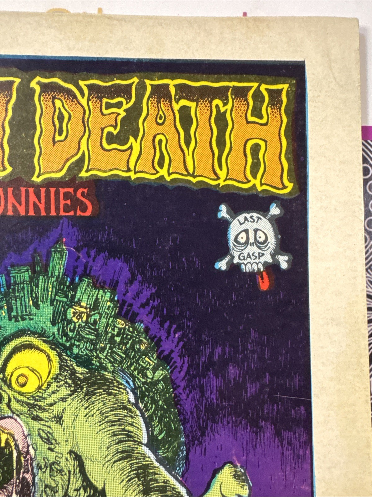 SLOW DEATH FUNNIES #1 CRUMB AND OTHERS 2nd PRINTING 1970 UNDERGROUND BRONZE