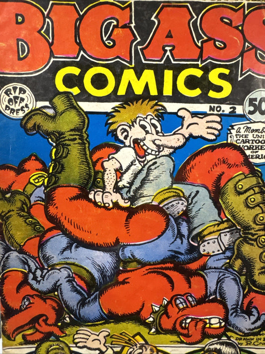 Big Ass Comics #2 (Rip Off Press 1971) Robert Crumb UNDERGROUND BRONZE See Descr
