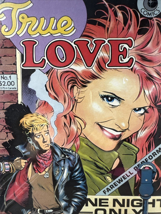 True Love #1 ~ 1986 Eclipse Comics ~ Dave Stevens Cover Art NM COPPER BEAUTY!