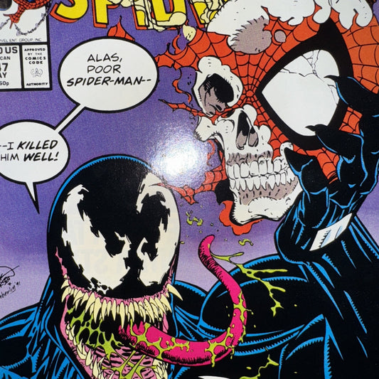 The Amazing Spider-Man #347 (Marvel Comics May 1991) COPPER Iconic Cover