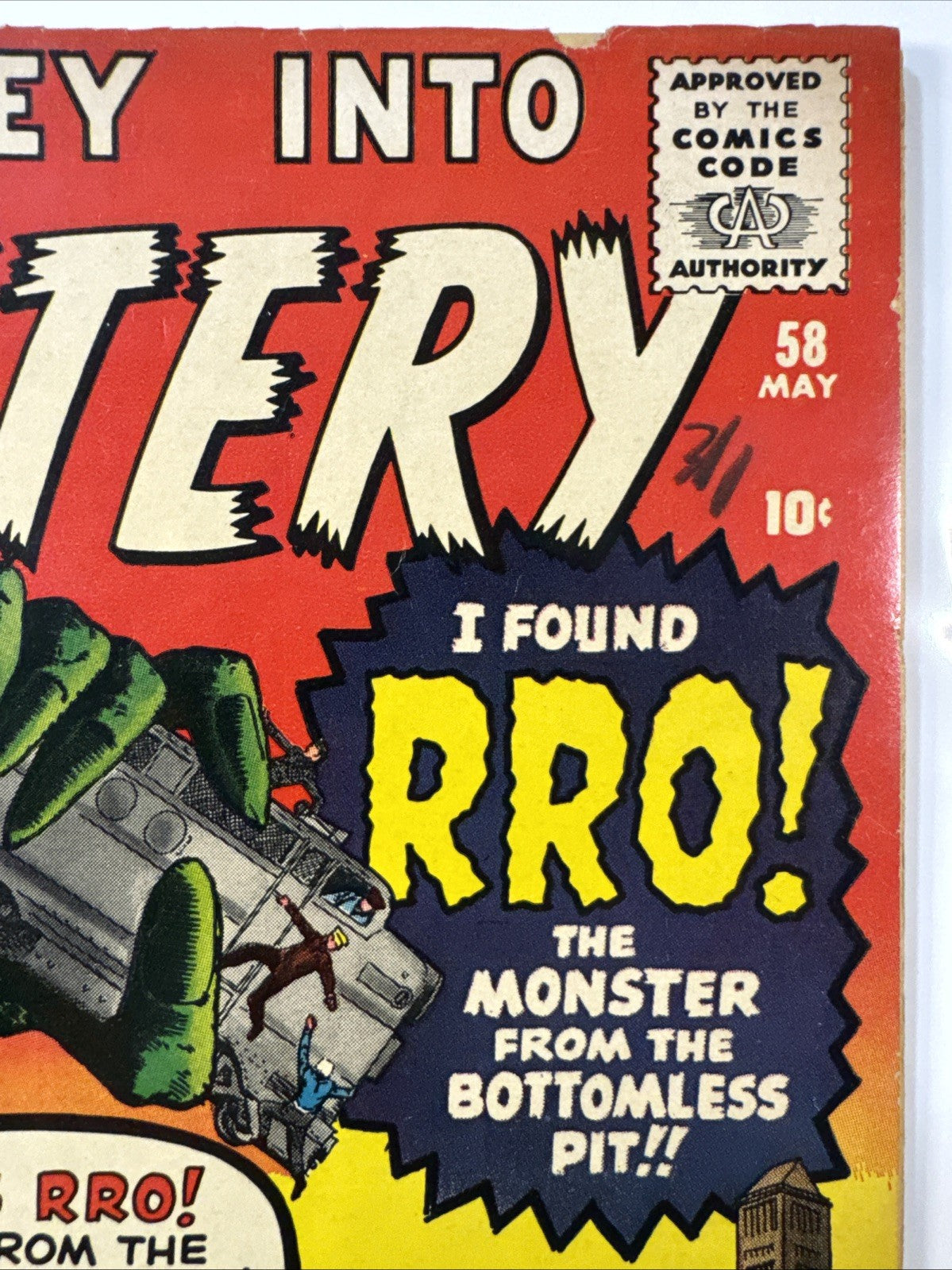 Journey into Mystery #58 (Atlas Comics May 1960) SILVER F NICE! Pre Super Hero