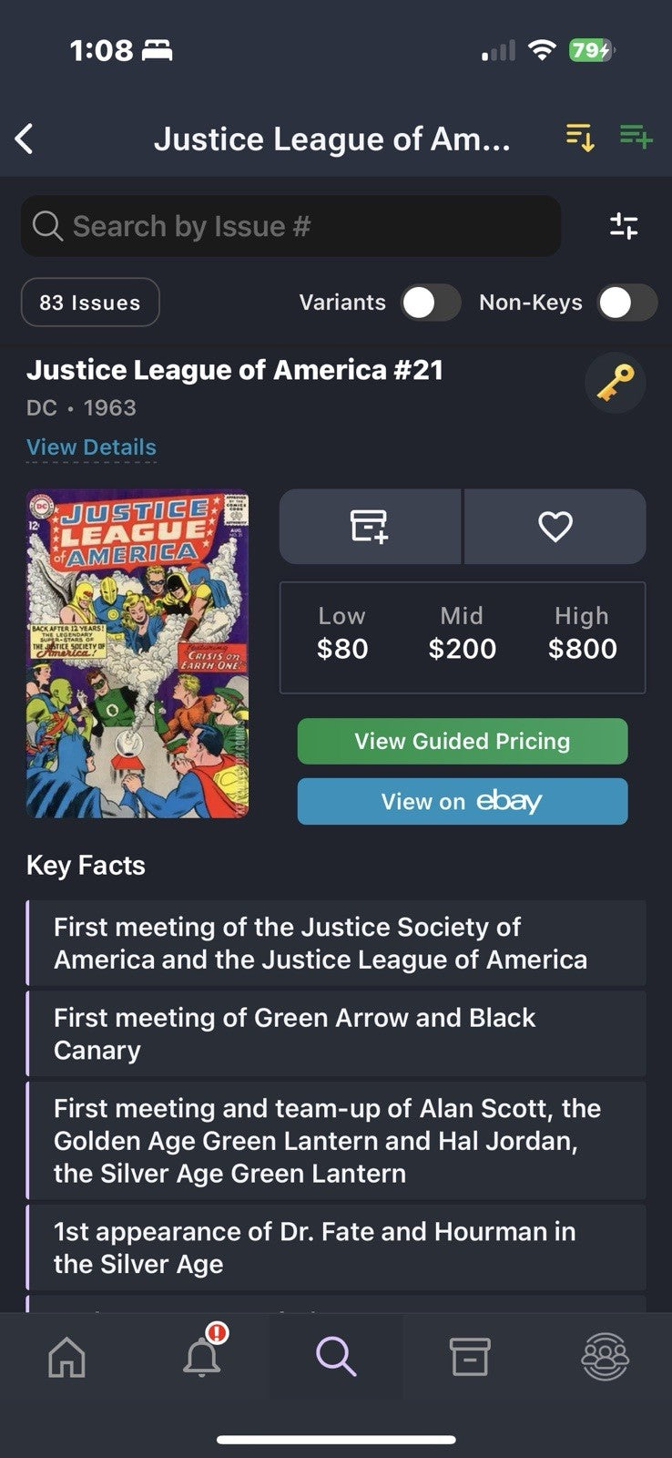 Justice League of America #21 1963 1st Silver Age Appearance JSA GD SILVER KEY