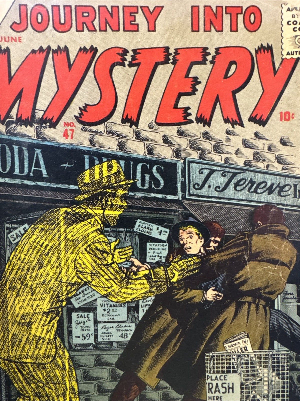 Journey into Mystery #47 (Atlas Comics 1957) Pre-Hero Marvel Rare SILVER VG+/F-