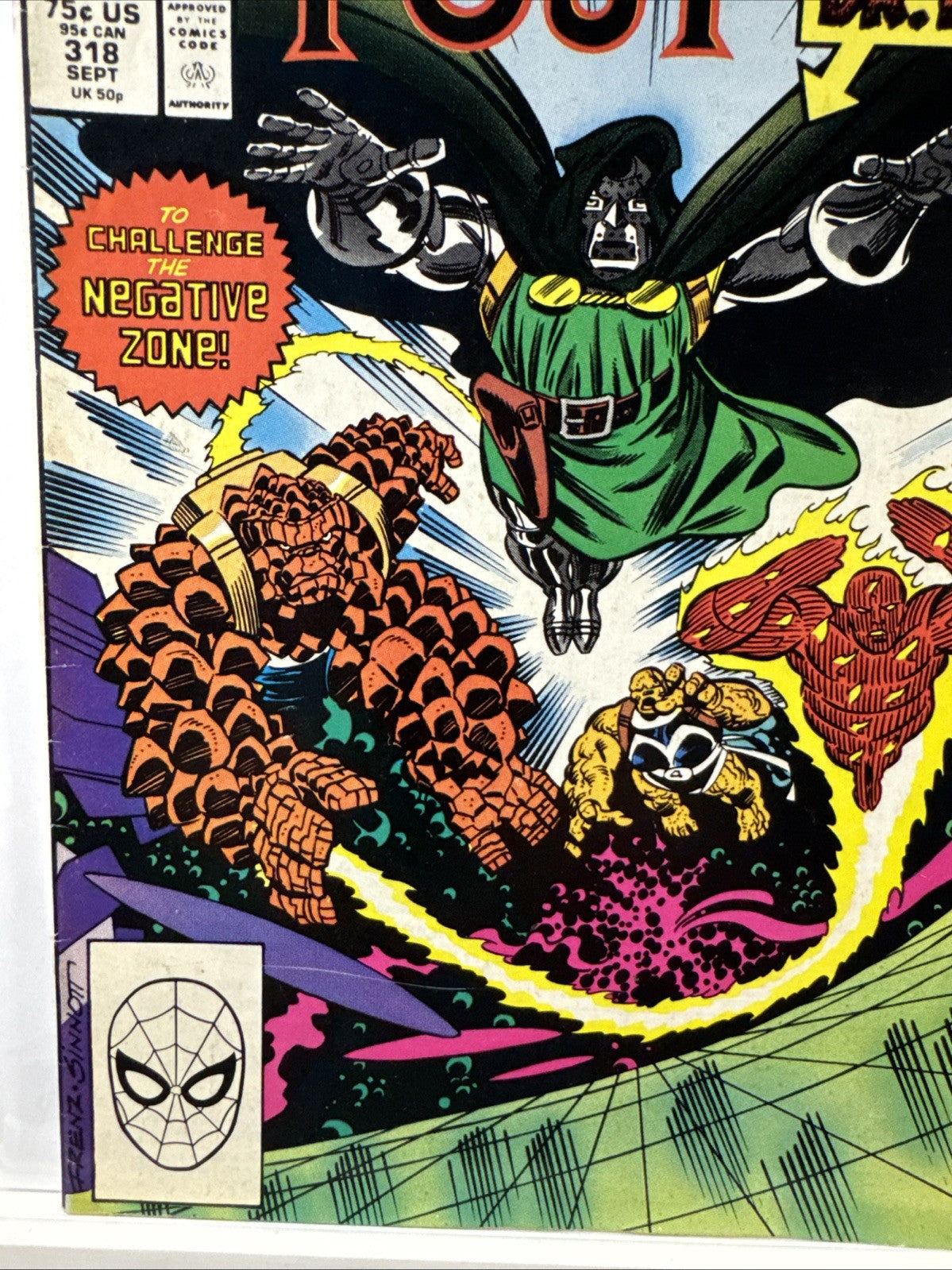 Fantastic Four #318 (Marvel Comics September 1988)