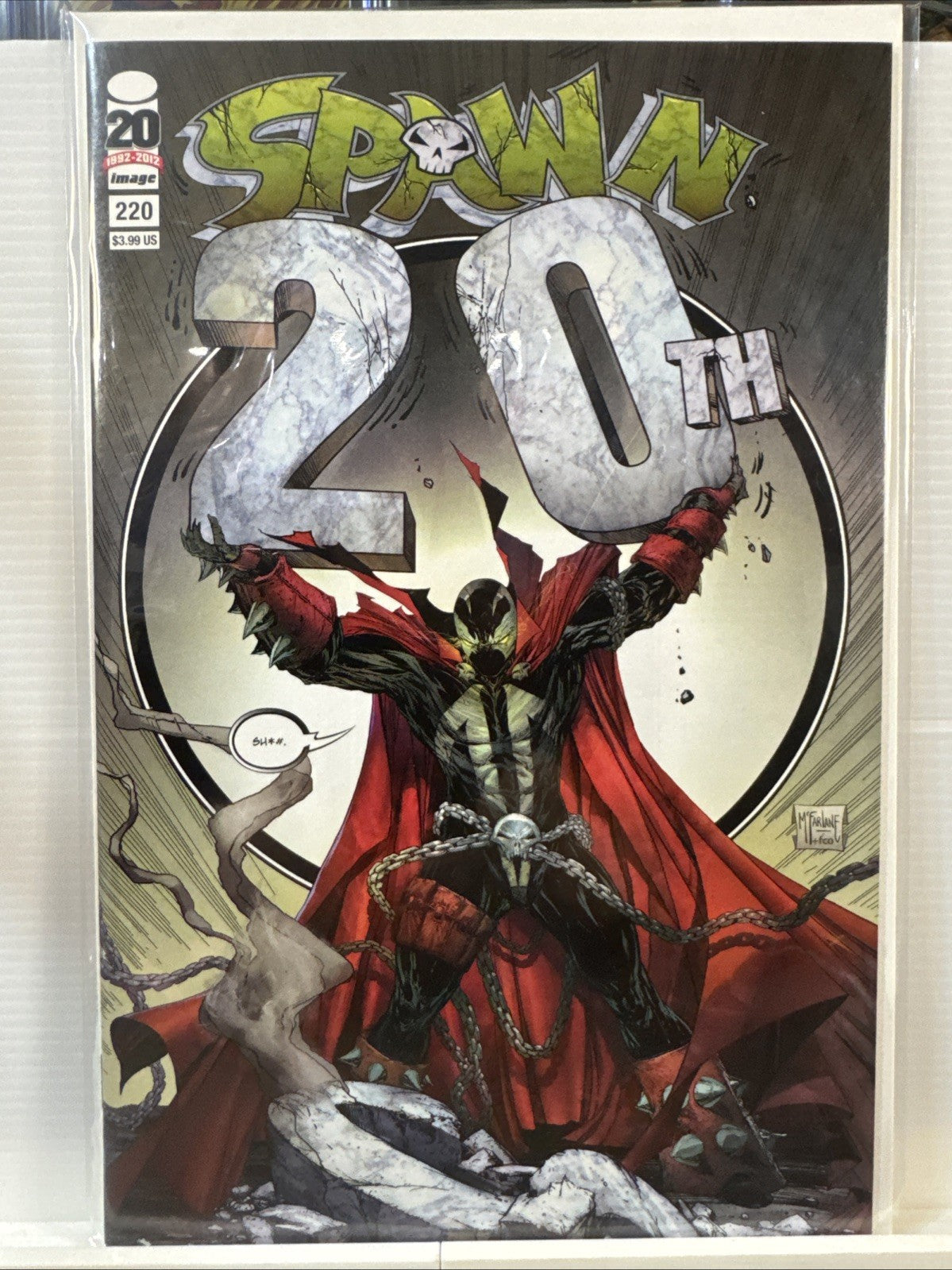 Spawn #220 2012 Image Comics 1st Print Todd Mcfarlane Low Print Run VF MODERN