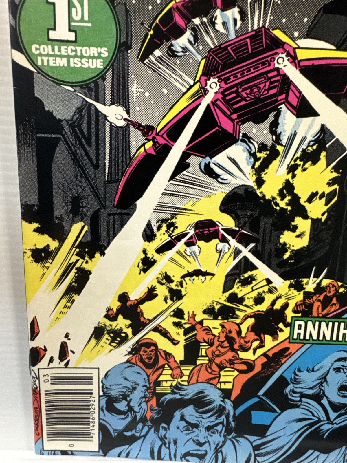 BATTLESTAR GALACTICA 1 VF+ 8.5 HIGH GRADE MARVEL BRONZE 1978 KEY NEWSSTAND