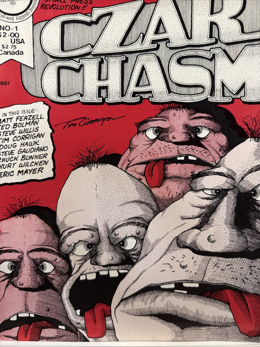 Czar Chasm Underground Comic Magazine 1987 1st Print C&T Graphics COPPER