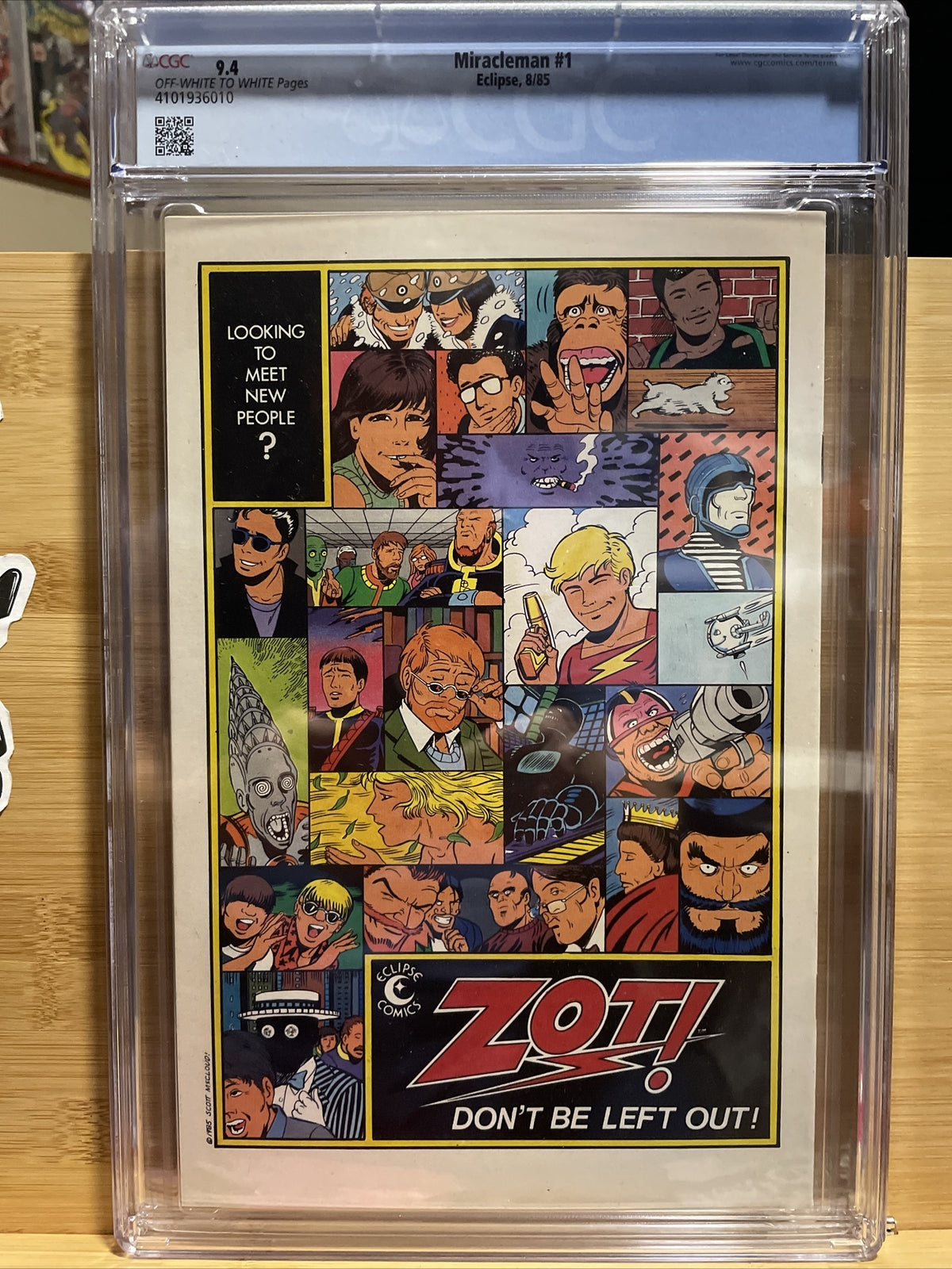 Miracleman #1 CGC 9.4 NM Eclipse Comics 1985 Alan Moore Remakes Marvelman Key