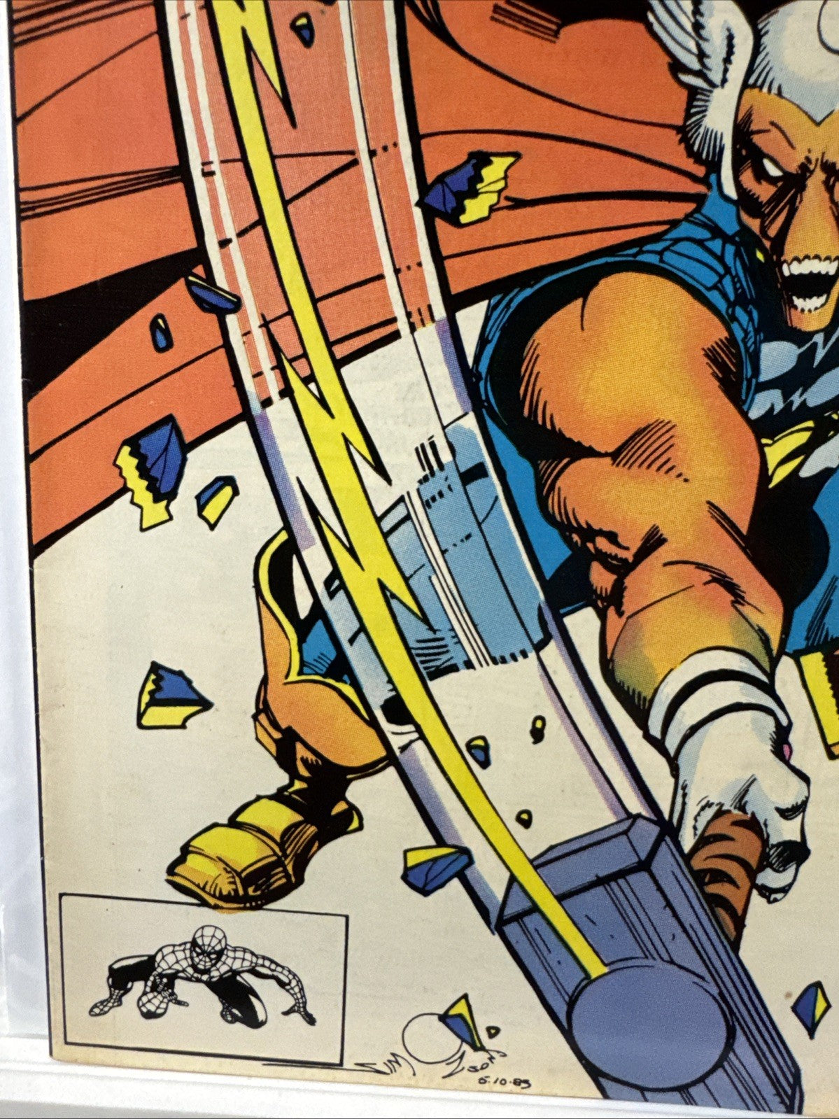 The Mighty Thor #337 (Marvel 1983) BRONZE KEY 1st App Beta Ray BIll Spec Book
