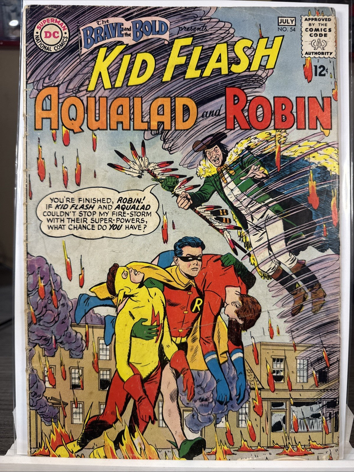 The Brave and the Bold #54 (DC Comics June-July 1964) SILVER KEY F-