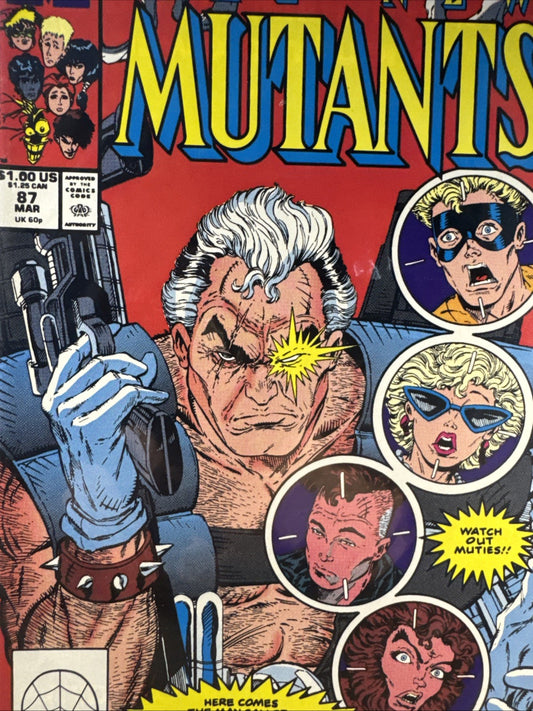 The New Mutants #87 Marvel Comics 1990 High Grade COPPER KEY 1st App Cable