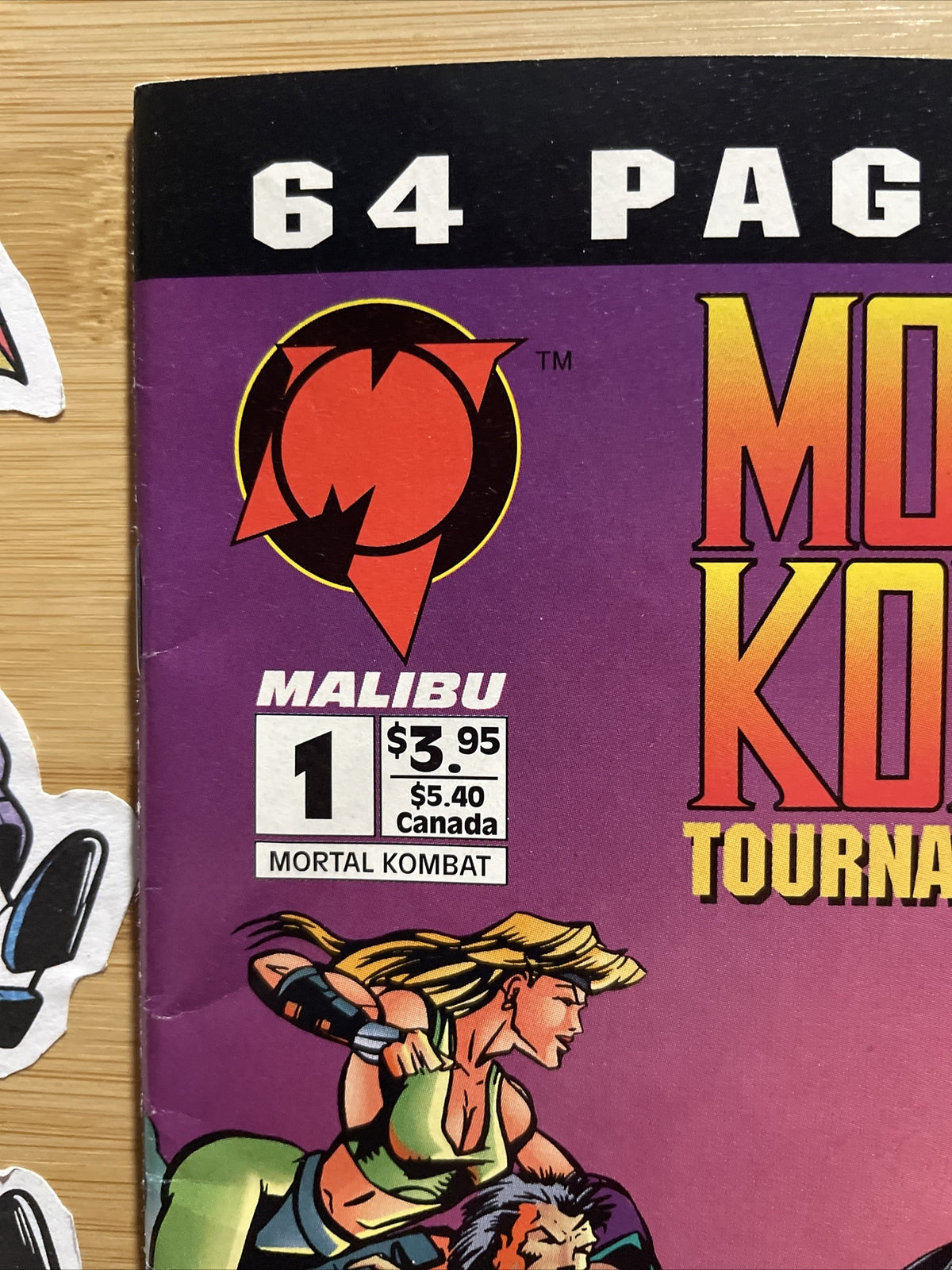 Mortal Kombat #1 Tournament Edition (1994, Malibu) 64 Page Special Comic RARE!