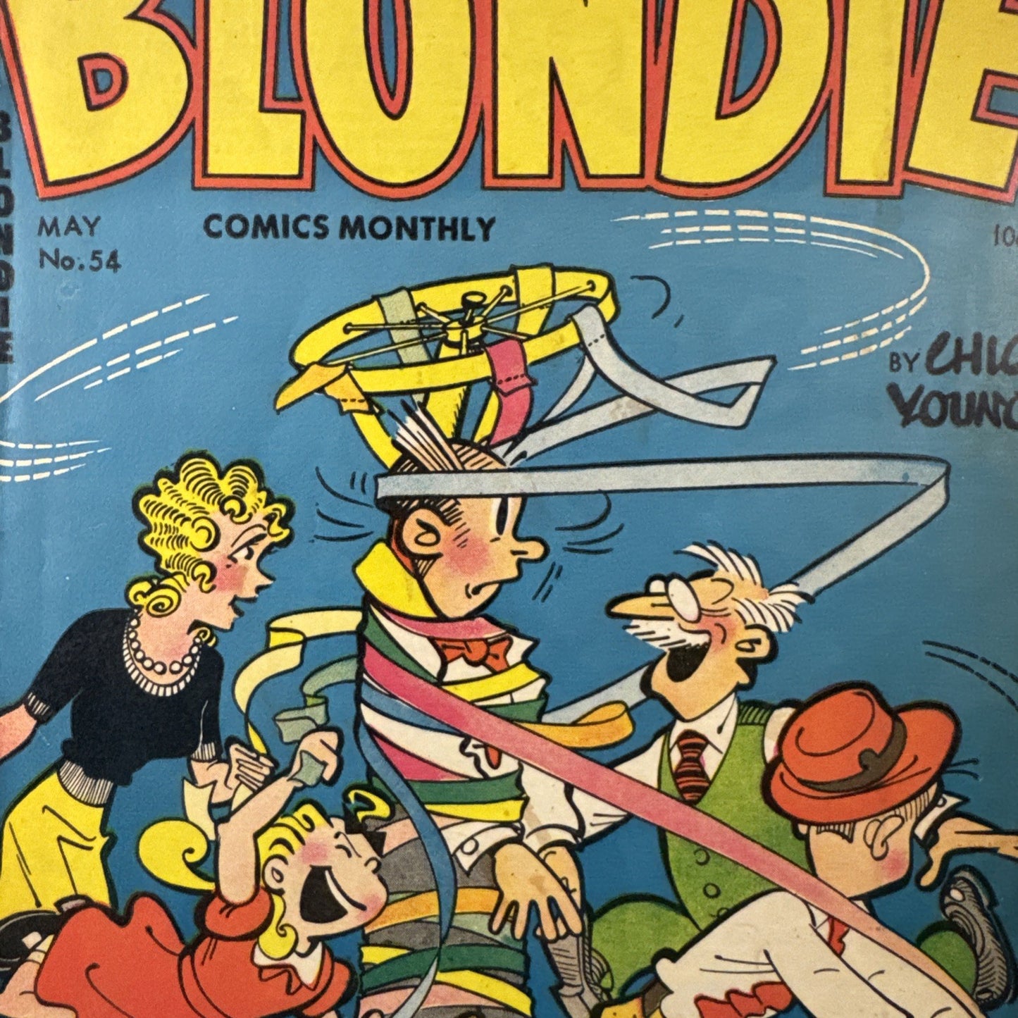 Blondie #54 VG+/F- Harvey Comics 1953 Dagwood GOLDEN