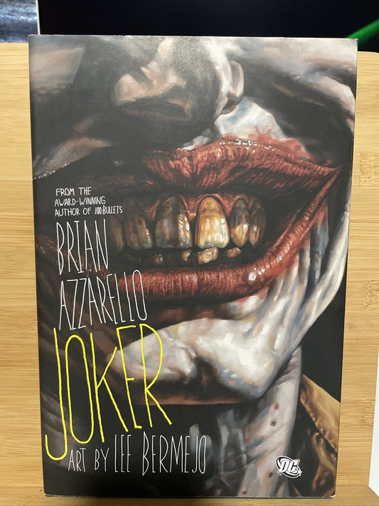 2008 DC Comics JOKER 3rd Print  HC - TPB - BRIAN AZZARELLO / LEE BERMEJO - NM/MT