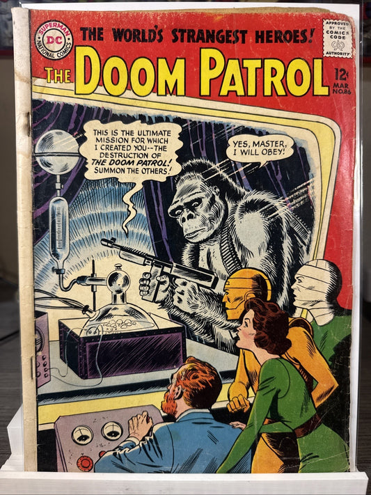The Doom Patrol #86 (DC Comics March 1964) SILVER G KEY
