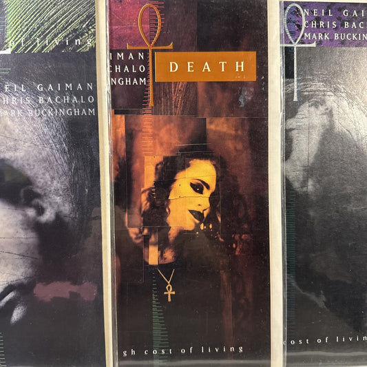 Death: The High Cost Of Living Set 1-3 Lot NM Neil Gaiman DC Vertigo COPPER KEY