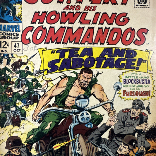 Sgt. Fury and his Howling Commandos #47 (Marvel Comics October 1967) SILVER
