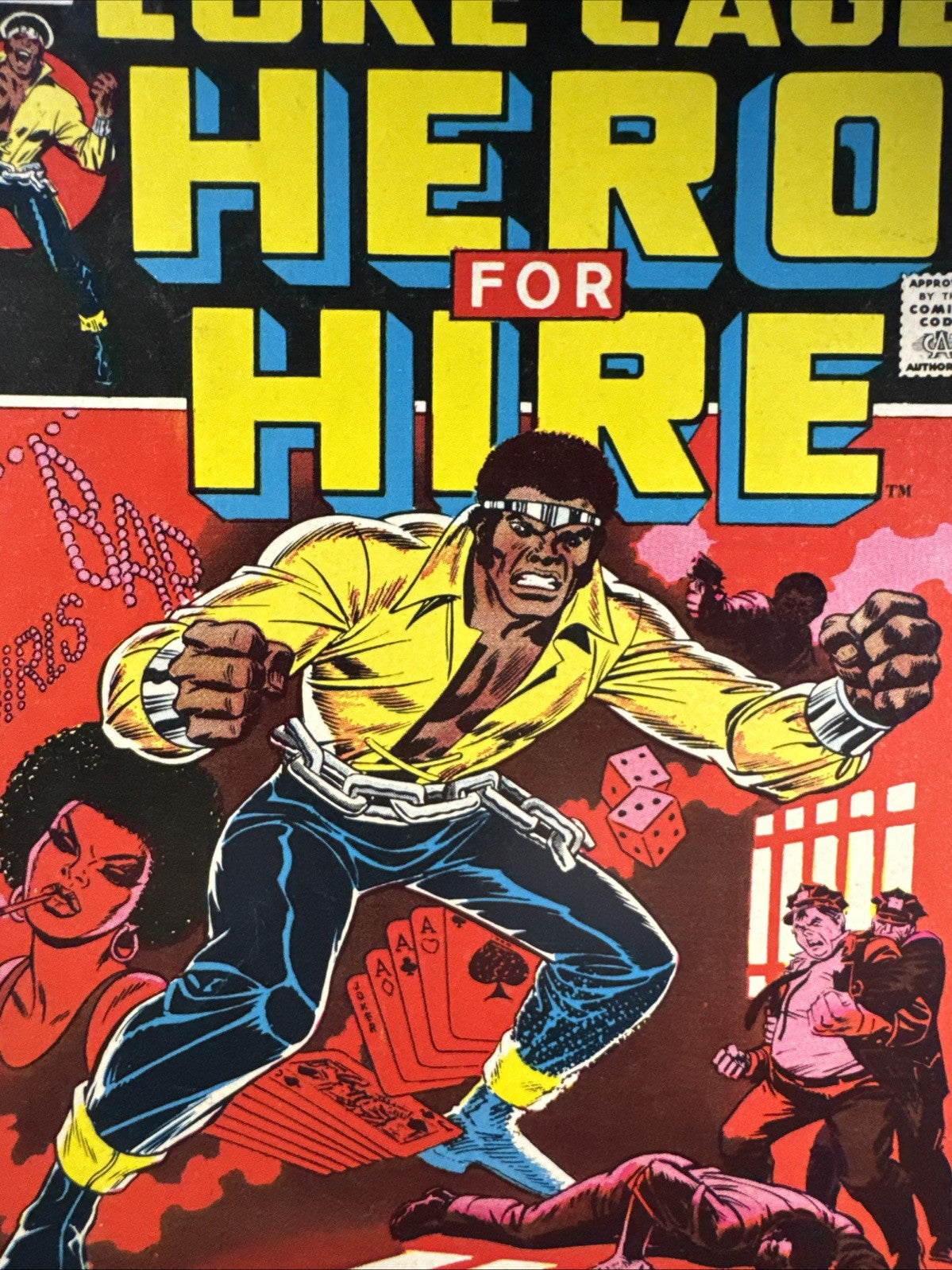 Hero For Hire #1 (Marvel Comics June 1972) VG+ BRONZE KEY 1st App Luke Cage