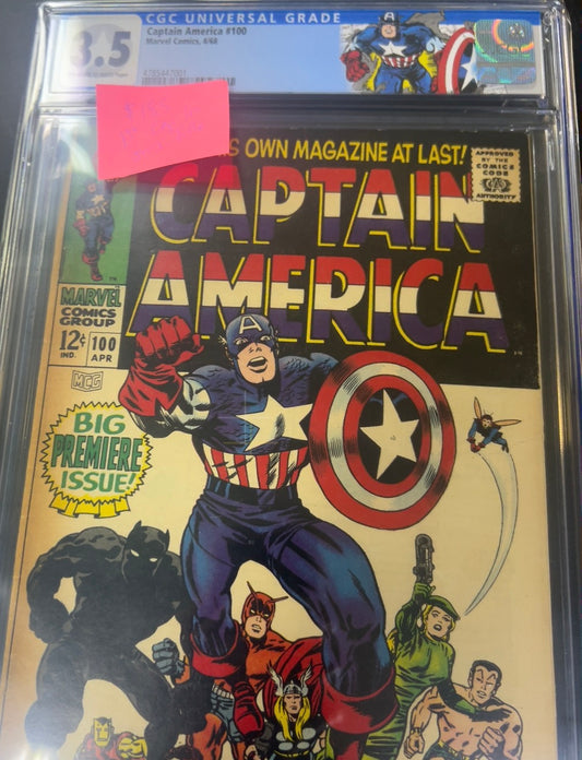 Cgc Captain America Vol. 1 #100 (Copy)