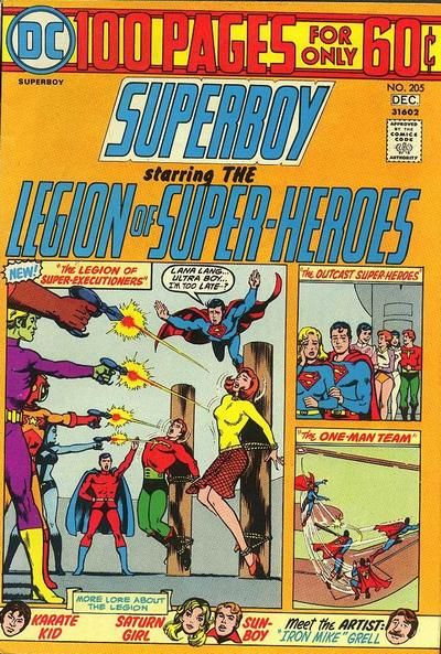 Superboy, Vol. 1 The Legion of Super-Executioners; The One-Man Team; The Outcast Super-Heroes; The Forgotten Legion 205