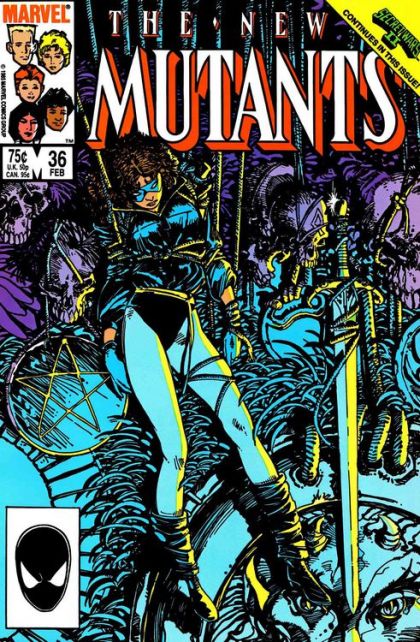 New Mutants, Vol. 1 Secret Wars II - Subway To Salvation! 36A
