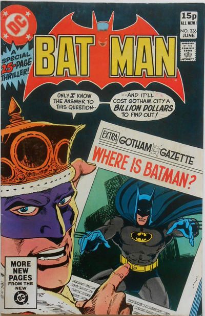 Batman, Vol. 1 While The Bat's Away... 336C