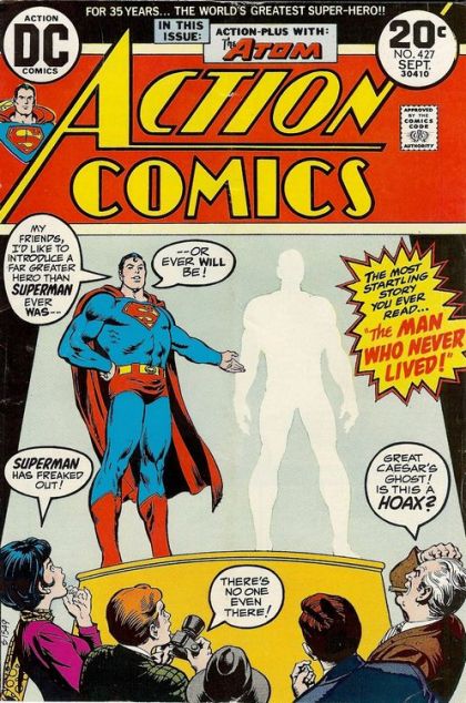 Action Comics, Vol. 1 The Man Who Never Lived! / The Time Thief Strikes But Once! 427
