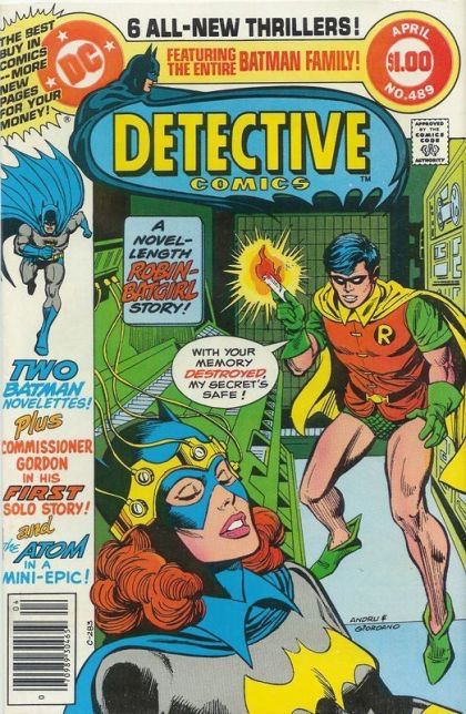 Detective Comics, Vol. 1 Creatures of the Night / When the Inmates Run the Madhouse / The Mind Warp Mystery / Computer Crisis / The Bogus Butlers / Where Strike the Assassins 489