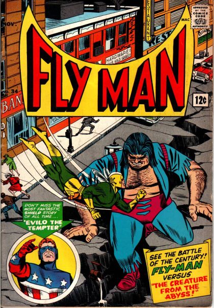 Fly Man Fly-Man's Treacherous Team-Mates 34
