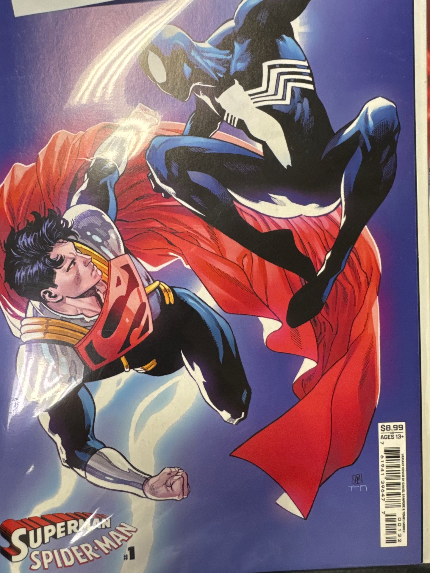 Superman Spider-Man #1 Black Costume Variant