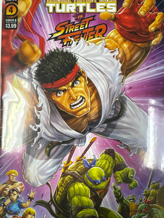 Teenage Mutant Ninja Turtles vs Street Fighter #4