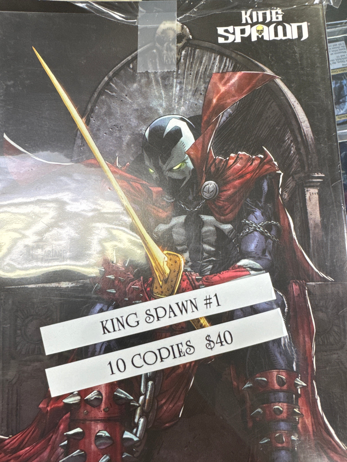 King Spawn #1 10 Unread Copies