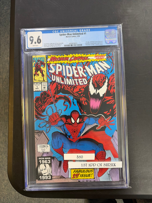 Spider-Man Unlimited #1 CGC 9.6
