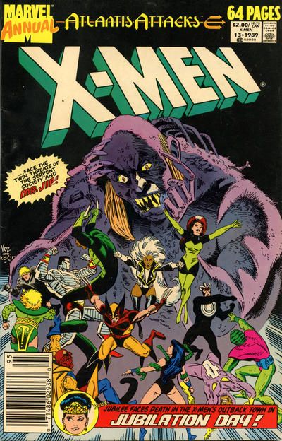 Uncanny X-Men, Vol. 1 Annual Atlantis Attacks - Chapter Three: Double Cross / Jubilation Day / Saga Of The Serpent Crown: Serpent In The Garden 13B
