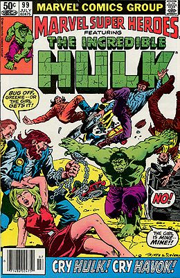 Marvel Super-Heroes, Vol. 1 Cry Hulk, Cry Havok! 99B