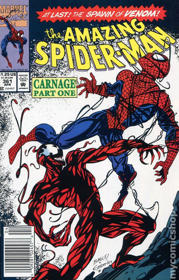 Amazing Spider-Man #361 Newsstand CGC 9.2