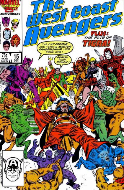 The West Coast Avengers, Vol. 2 The Lady... Or the Tigra 15A