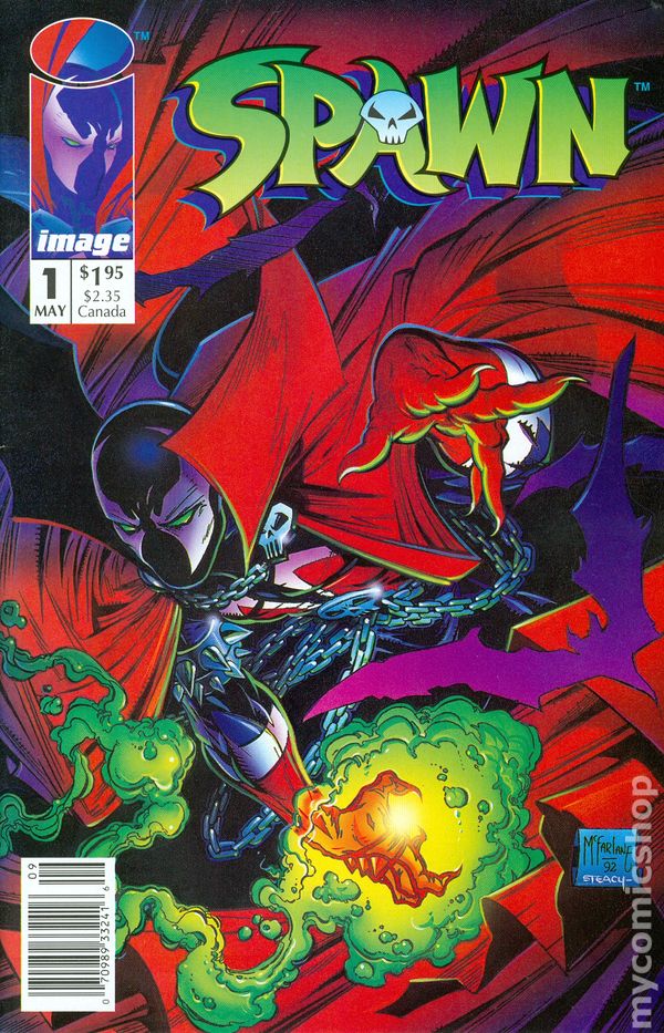 Spawn #1 Newsstand CGC 8.5