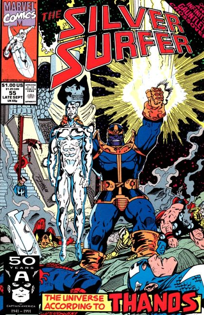 Silver Surfer, Vol. 3 Infinity Gauntlet - The Universe According to Thanos, 1/2: Genesis 55A
