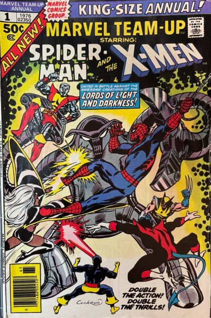 Marvel Team-Up Annual Spider-man and The X-men: Lords of Light and Darkness 1
