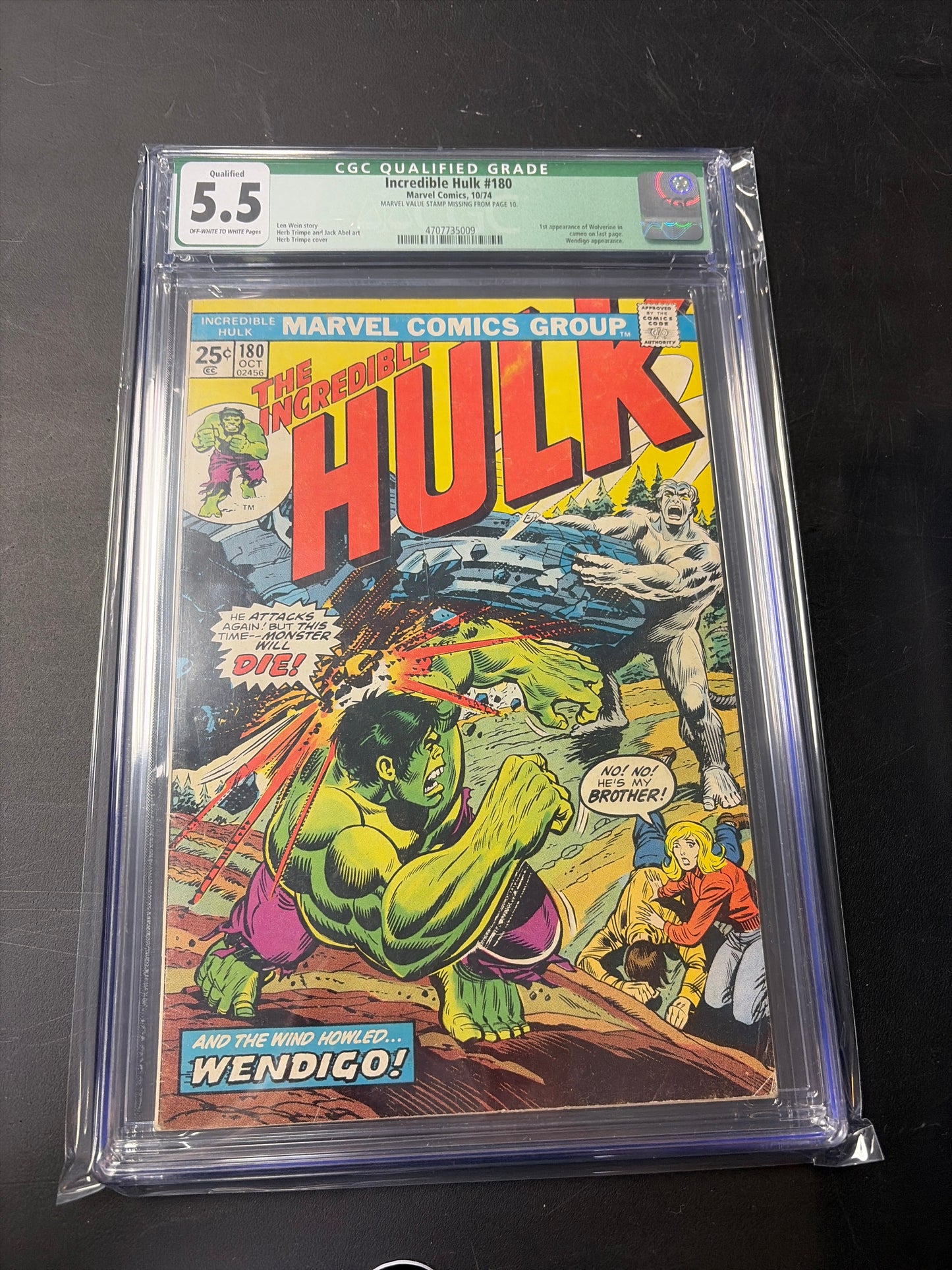 Incredible Hulk #180 [Qualified]