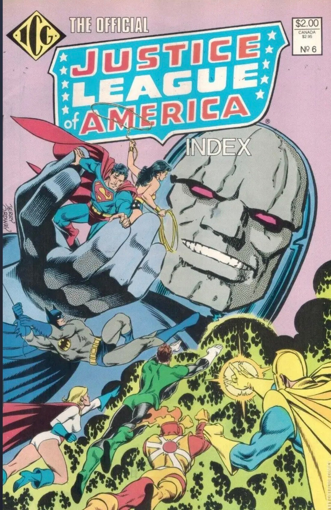 Justice League America Index #6