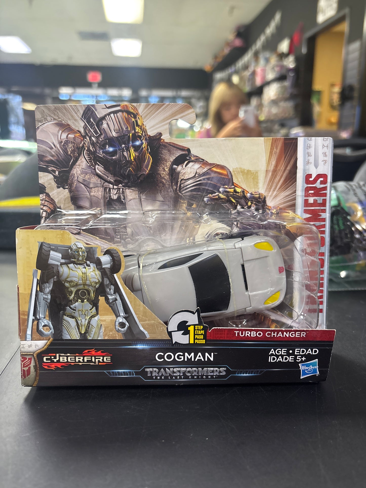 Hasbro Transformers Last Knight TLK Turbo Changer Cogman Cog Man