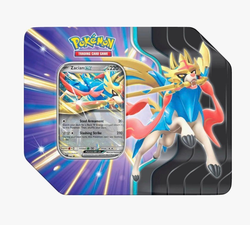 Mega Zacian Ex Tin