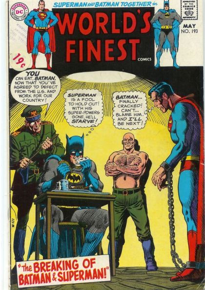 World's Finest Comics The Breaking Of Batman And Superman 193